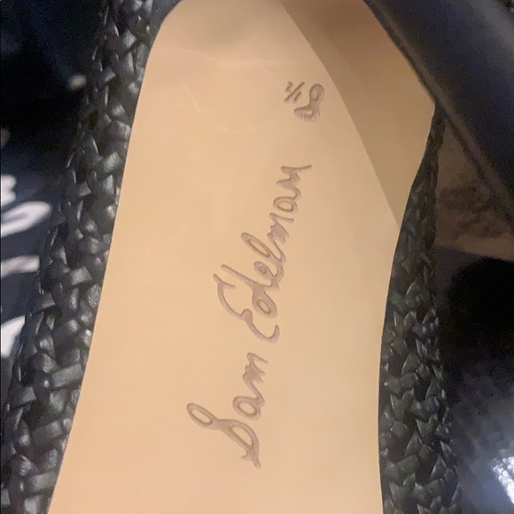 Sam Edelman Black Woven Heels - Picture 5 of 6